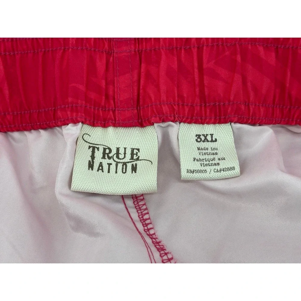 True Nation Swim Trunks. Shorts, Beach, Vacation, Drawstring, Men's Size 3XL